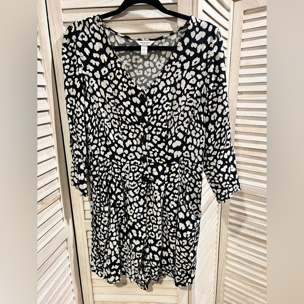 Leopard print romper